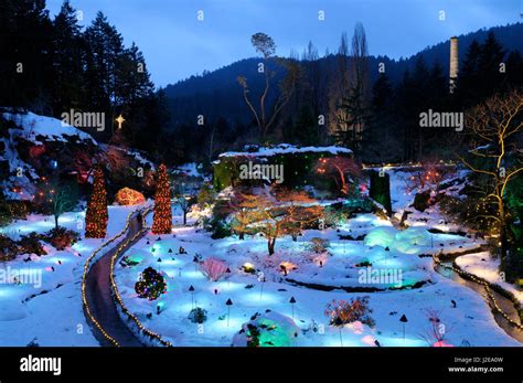 Butchart gardens winter hi-res stock photography and images - Alamy