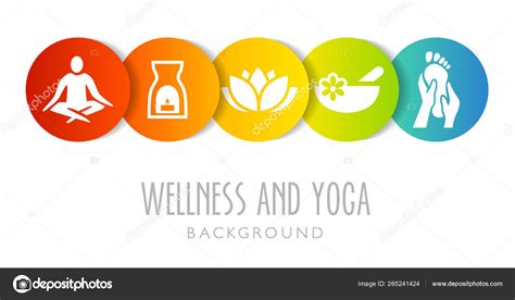 Wellness And Yoga Background Stock Vector Image by ©annafrajtova #265241424