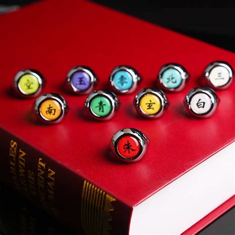 Naruto Akatsuki Ring Set 10Pcs | Symbol [Free Shipping]