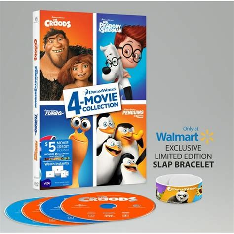 Dreamworks Family Quad (DVD) - Walmart.com - Walmart.com