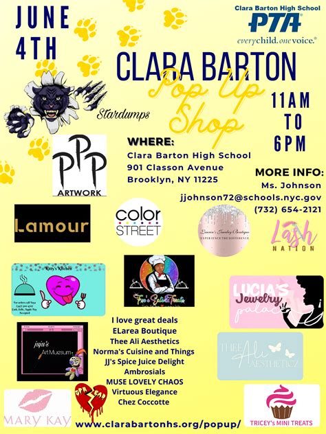 Clara Barton Pop Up Shop! | Clara Barton High School