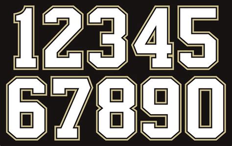 3colornumbers | Numbers font, Sports fonts, Graffiti lettering