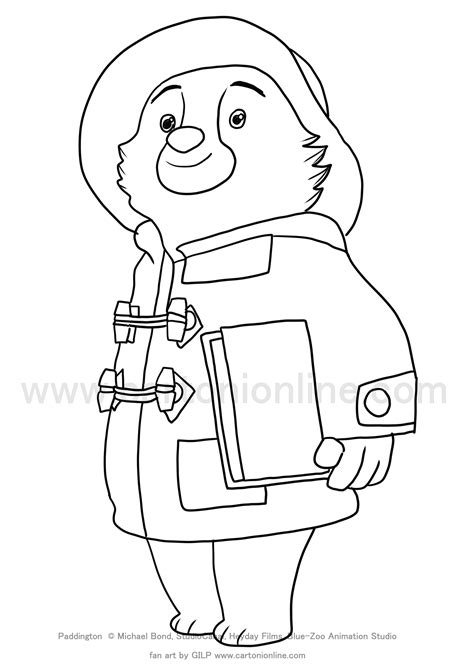 Paddington 04 from The adventures of Paddington coloring page