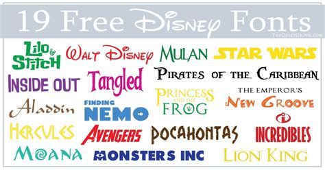 Disney Font Generator