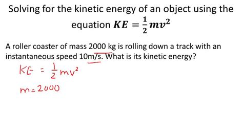 How To Calculate Kinetic Energy Using Equations Of Motion - Haiper