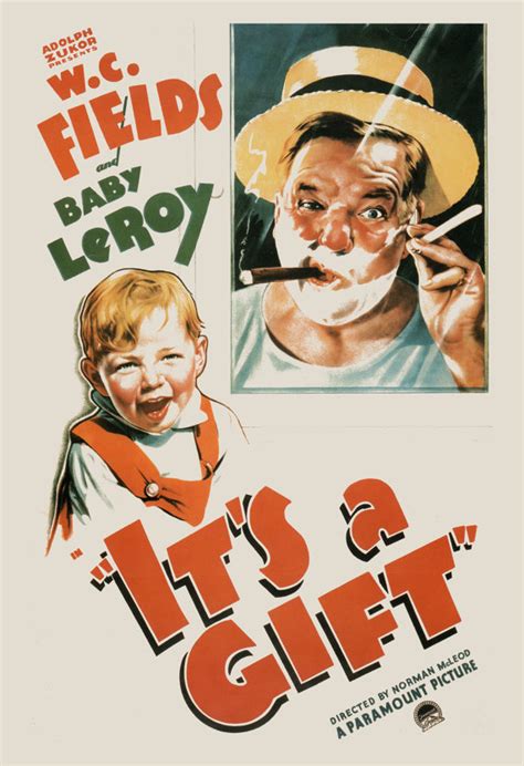 CLASSIC FILM POSTER - W.C. Fields Movie Poster - It's a Gift Movie ...