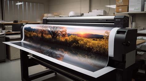 Large Format Printer In An Office Background, Where To Print Huge ...