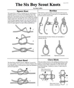 👦 Boy Scout Knots - The Six Essential Scout Knots (GUIDE)