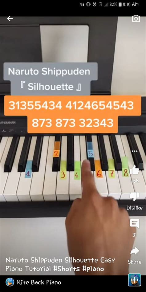 Naruto | Piano tutorials songs, Piano notes songs, Piano songs