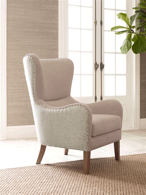 Elle Decor Wingback Upholstered Accent Chair | Modern wingback chairs ...