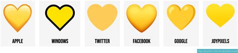 💛 Emoji de corazón amarillo