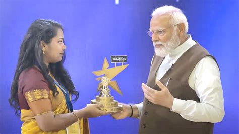 PM Narendra Modi presents first ever National Creators’ Awards | India ...