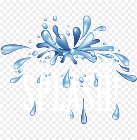 Cartoon Water Splash Drawing - Splash Water Cartoon Vector Illustration ...