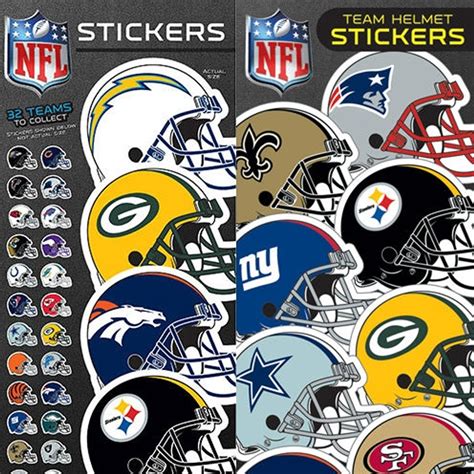 NFL Team Helmet Stickers | Gumballs.com