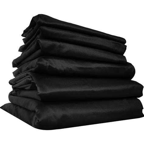 Black Satin Sheets - Venka Textile 2021