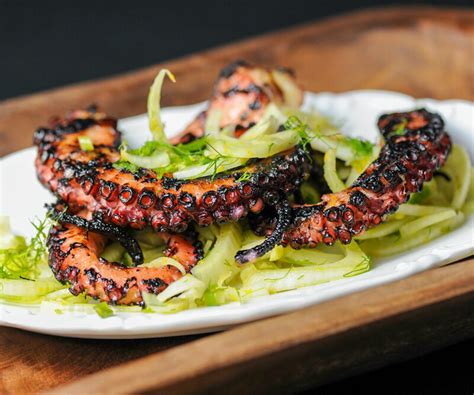 Grilled Octopus Salad with Citrus Vinaigrette - Girls Can Grill