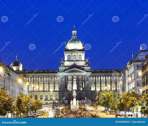 Wenceslas Square stock photo. Image of centre, business - 65428928