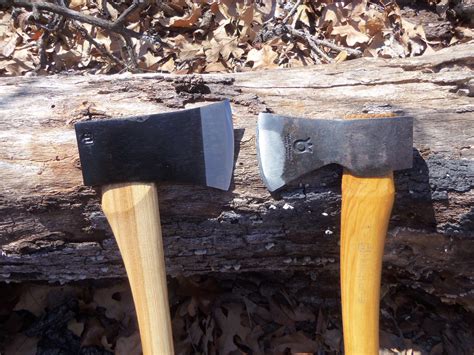 OutdoorEnvy: Comparison: Council Tool FSS Boys Axe & Husqvarna Forest Axe