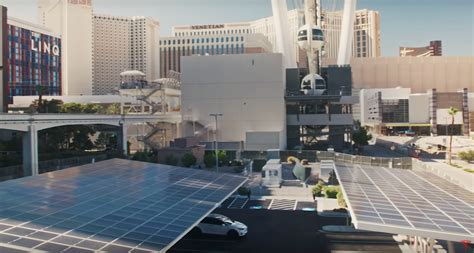 Tesla debuts massive V3 Supercharger station in the heart of Las Vegas ...