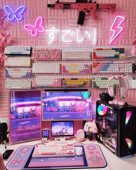 33 Pink Gaming Setup Ideas to Keep any Gamer Girl Happy | Displate Blog