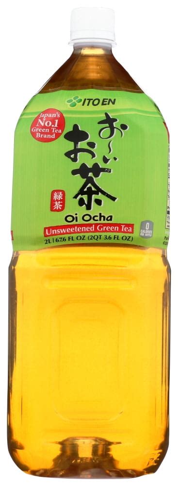 Ito En Oi Ocha Unsweetened Green Tea, 2 L - Walmart.com - Walmart.com