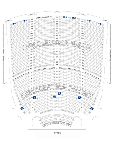 Seating Charts | Paramount Theatre