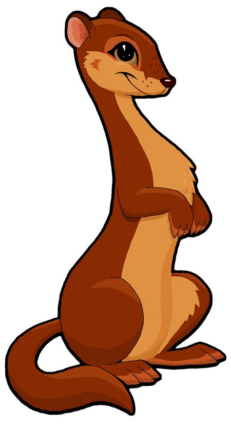 Cute Weasel Clipart by MisterBug on DeviantArt