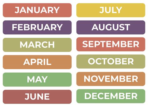 6 Best Printable Months Of The Year Chart Pdf For Free At Printablee ...