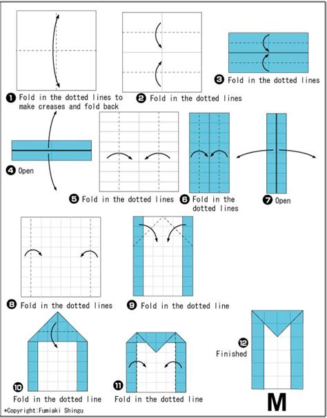 Origami alphabet(M)