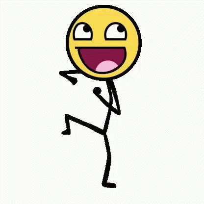 Excited Dancing Stickman GIF | GIFDB.com