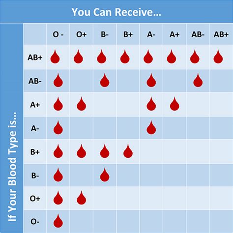 Blood Type Donation Chart : Blood Types Chart 7 Free Pdf Download ...