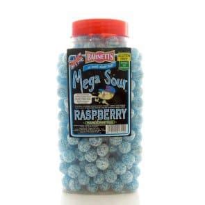 Barnetts Mega Sour Raspberry British 3kg - Pacific Candy Wholesale