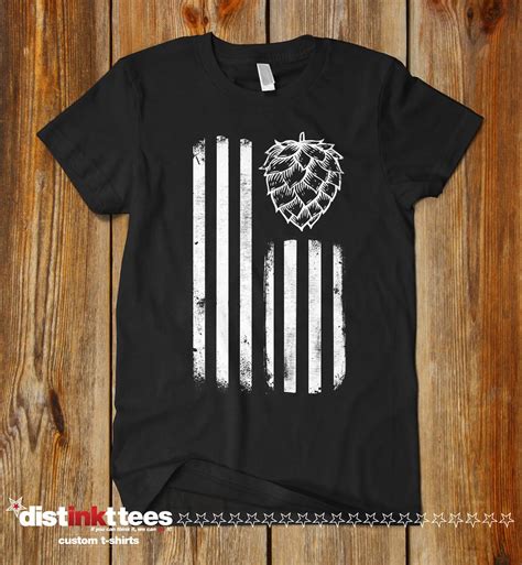 Hops Flag Beer Lover Shirt Craft Beer Shirt Drink Lover - Etsy