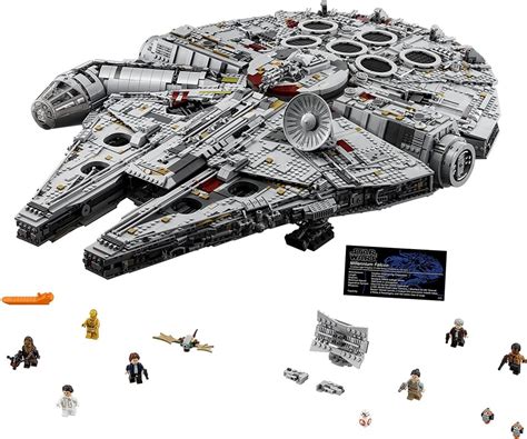 LEGO Star Wars Ultimate Millennium Falcon 75192 Building Kit (7541 ...