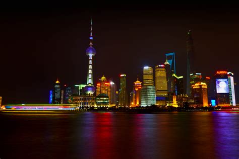 Oriental Pearl Tower, Shanghai at night, pudong HD wallpaper ...