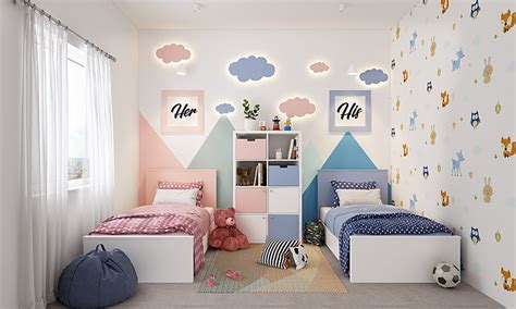 Best Paint Color Combinations For Kids Bedroom | Design Cafe