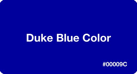 Duke Blue Color: Best Practices, Color Codes, Palettes & More!