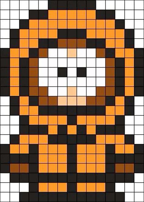 Kenny McCormick pixel art!-🧡 use this for Art or pixel breeds! :D ...