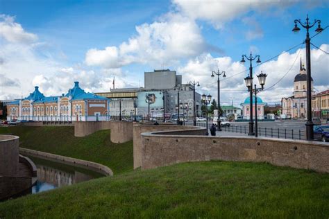 TOMSK, RUSSIA - SEPTEMBER 13, 2019: Traditional Architecture in Tomsk ...