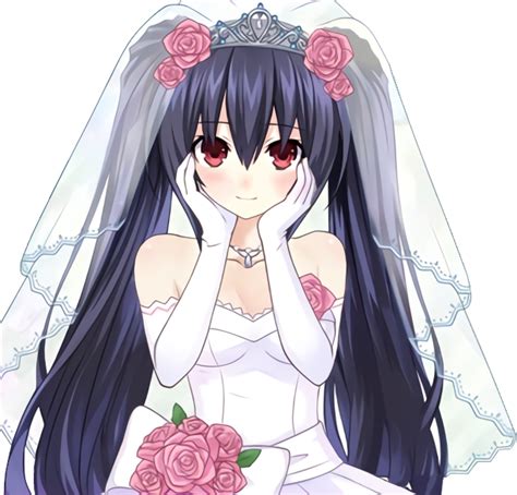 noire wearing a wedding dress : r/gamindustri