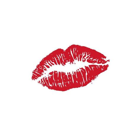 Red Lips Kiss Tattoo (Set of 2) | Vorlagen