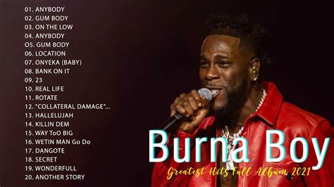 Burna Boy Greatest Hits Full Album 2021 Best Songs Burna Boy Playlist ...