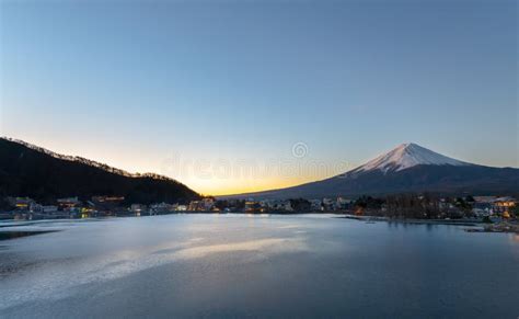 Scenic Sunrise of Fujisan at Morning, Japan Stock Image - Image of ...