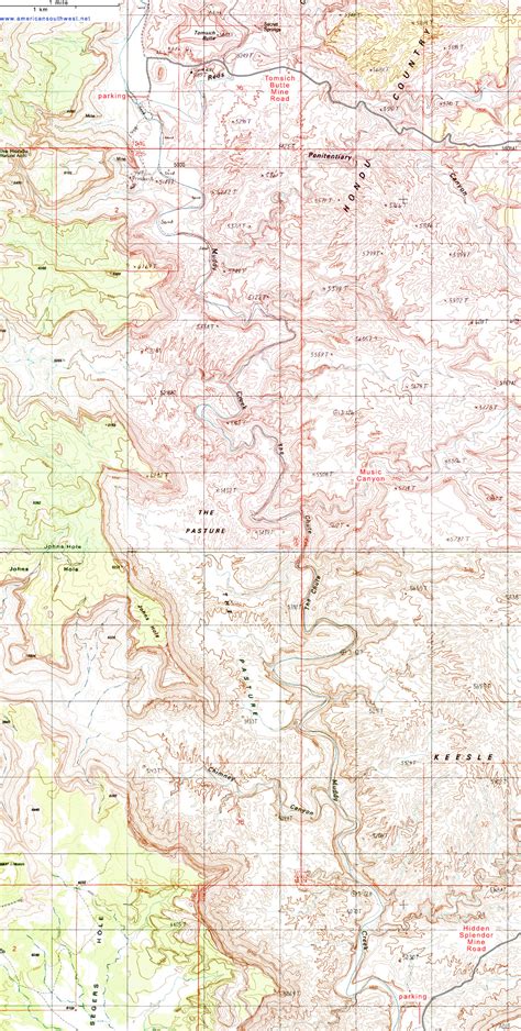 Topographic Map of Muddy Creek, Utah