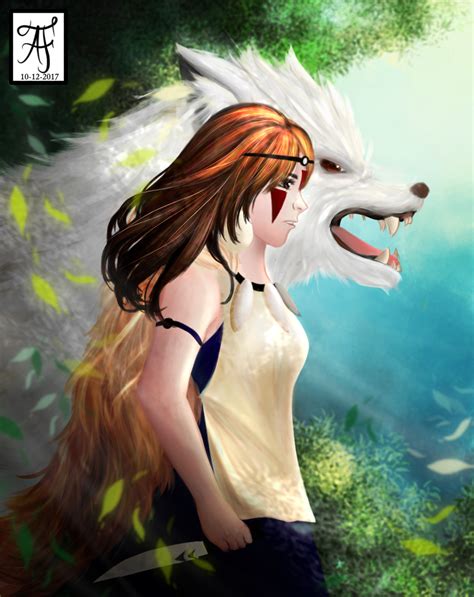 Princess Mononoke FanArt AF Artist - Illustrations ART street