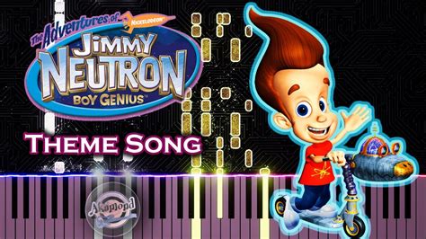 Jimmy Neutron Theme Song Piano Tutorial And Cover - Jimmy Neutron Boy ...