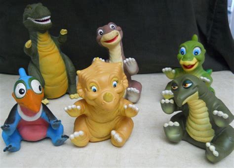 Land Before Time Figures From Pizza Hut | Childhood toys, My childhood ...