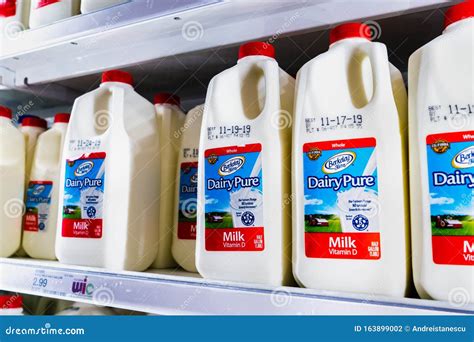 Milk On The Shelves Editorial Image | CartoonDealer.com #47708130