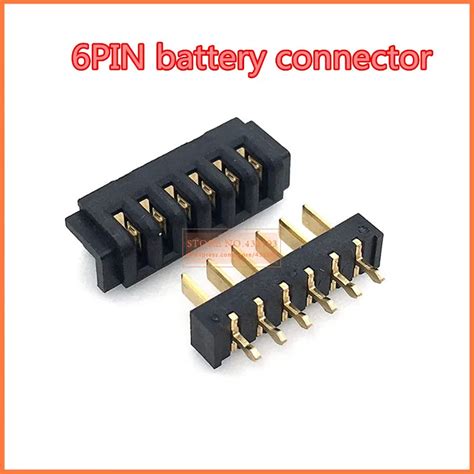 6PIN Laptop notebook battery connector pitch 2.5MM male+female plug ...