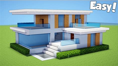 49+ Simple Modern House Designs Minecraft